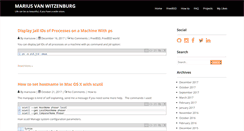 Desktop Screenshot of mariusvw.com