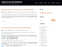 Tablet Screenshot of mariusvw.com